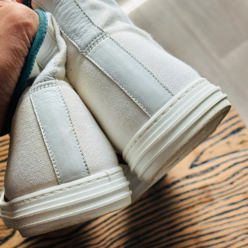 Authentic Gucci Canvas HighTop Sneakers Size 44 | US 10